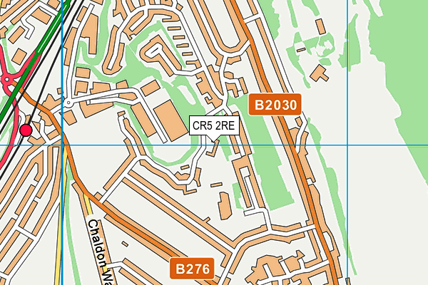 CR5 2RE map - OS VectorMap District (Ordnance Survey)