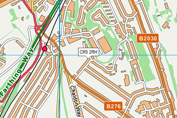 CR5 2RH map - OS VectorMap District (Ordnance Survey)