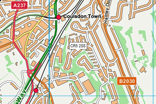 CR5 2SS map - OS VectorMap District (Ordnance Survey)