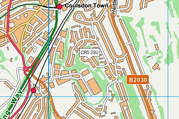 CR5 2SU map - OS VectorMap District (Ordnance Survey)