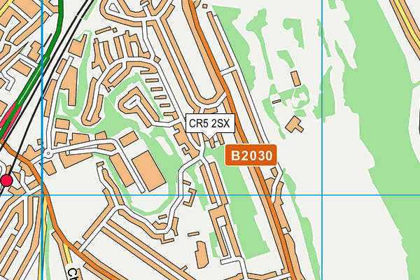 CR5 2SX map - OS VectorMap District (Ordnance Survey)