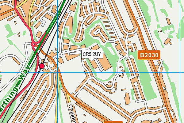 CR5 2UY map - OS VectorMap District (Ordnance Survey)