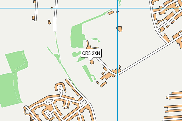 CR5 2XN map - OS VectorMap District (Ordnance Survey)