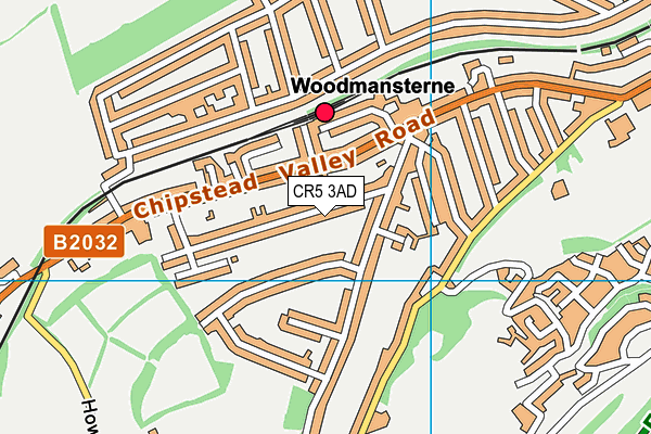 CR5 3AD map - OS VectorMap District (Ordnance Survey)