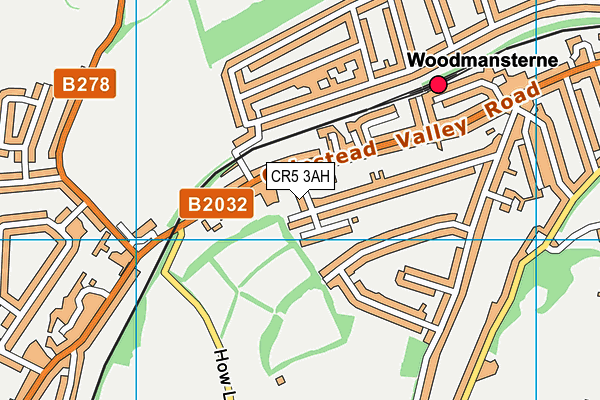 CR5 3AH map - OS VectorMap District (Ordnance Survey)