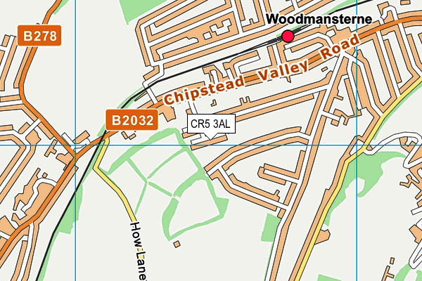 CR5 3AL map - OS VectorMap District (Ordnance Survey)