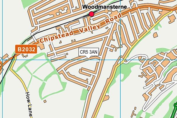 CR5 3AN map - OS VectorMap District (Ordnance Survey)