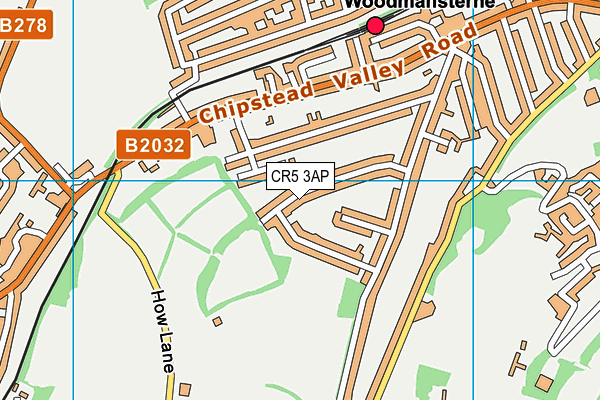 CR5 3AP map - OS VectorMap District (Ordnance Survey)