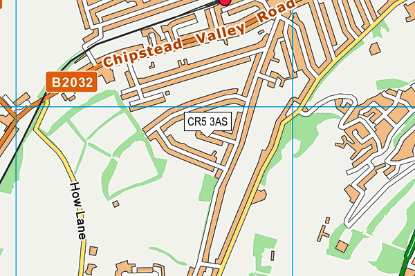 CR5 3AS map - OS VectorMap District (Ordnance Survey)