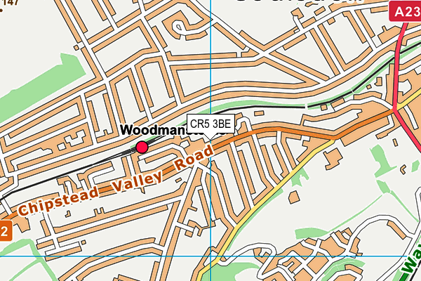 Coulsdon Community Centre map (CR5 3BE) - OS VectorMap District (Ordnance Survey)