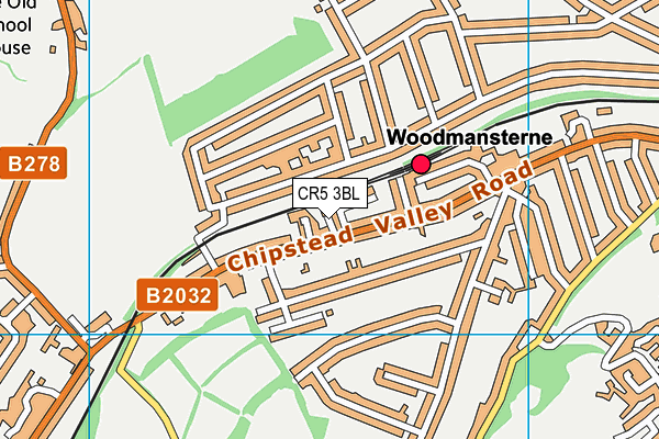 CR5 3BL map - OS VectorMap District (Ordnance Survey)