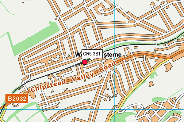 CR5 3BT map - OS VectorMap District (Ordnance Survey)