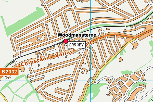 CR5 3BY map - OS VectorMap District (Ordnance Survey)