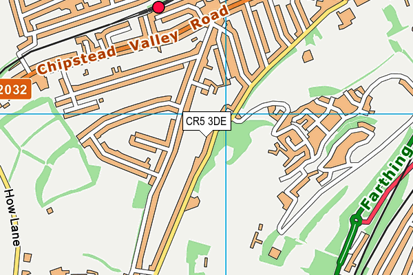 CR5 3DE map - OS VectorMap District (Ordnance Survey)