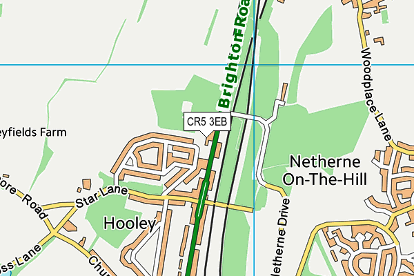 CR5 3EB map - OS VectorMap District (Ordnance Survey)