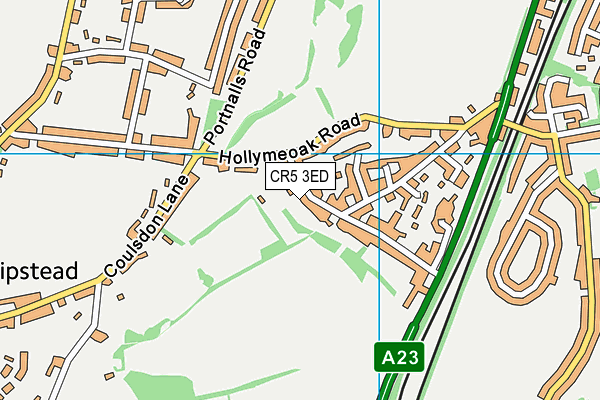 CR5 3ED map - OS VectorMap District (Ordnance Survey)