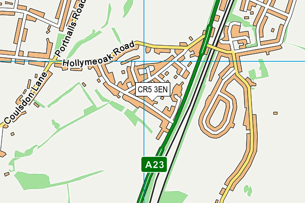 CR5 3EN map - OS VectorMap District (Ordnance Survey)