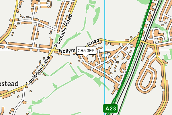 CR5 3EP map - OS VectorMap District (Ordnance Survey)