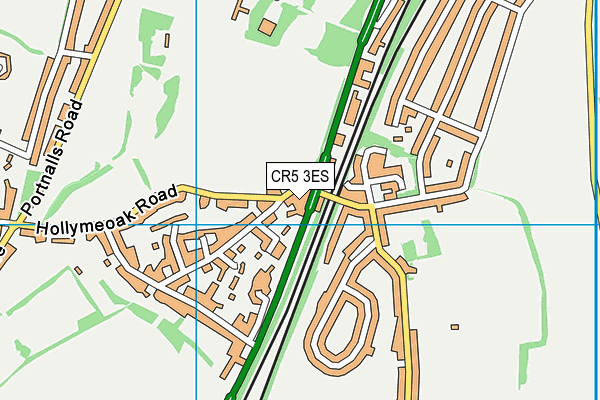 CR5 3ES map - OS VectorMap District (Ordnance Survey)