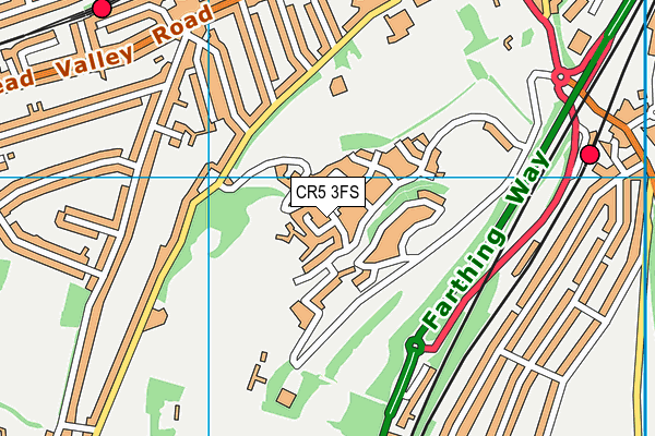 CR5 3FS map - OS VectorMap District (Ordnance Survey)