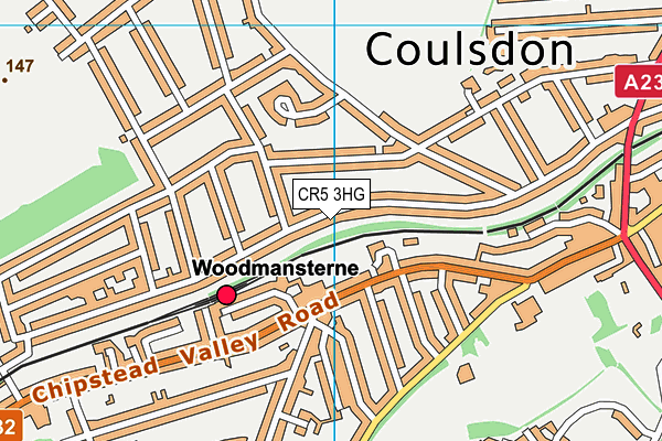 CR5 3HG map - OS VectorMap District (Ordnance Survey)