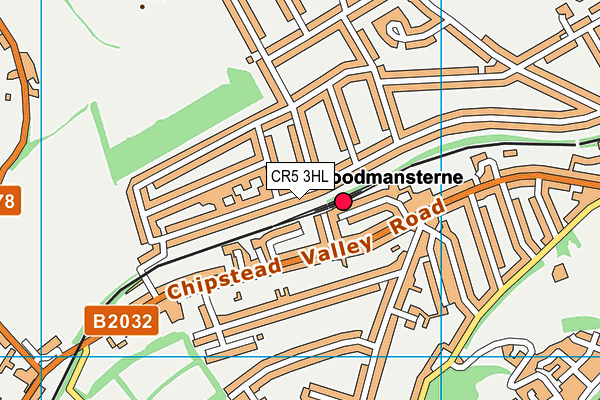 CR5 3HL map - OS VectorMap District (Ordnance Survey)