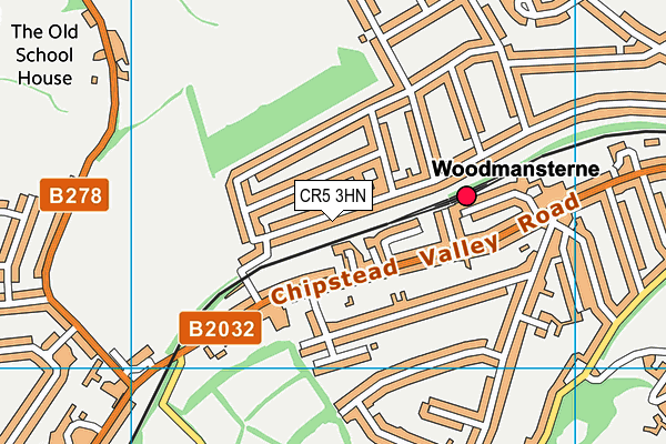 CR5 3HN map - OS VectorMap District (Ordnance Survey)