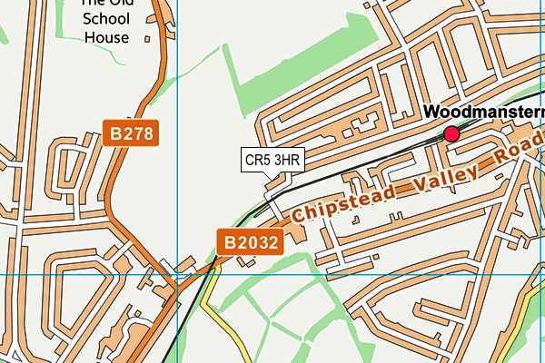 CR5 3HR map - OS VectorMap District (Ordnance Survey)