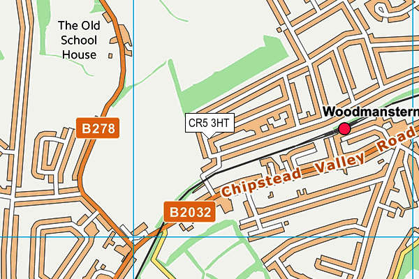 CR5 3HT map - OS VectorMap District (Ordnance Survey)