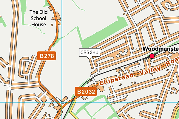 CR5 3HU map - OS VectorMap District (Ordnance Survey)