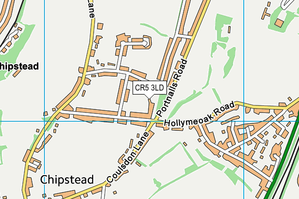 CR5 3LD map - OS VectorMap District (Ordnance Survey)