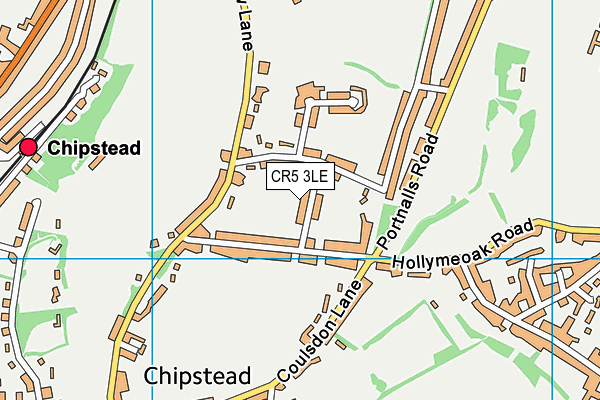 CR5 3LE map - OS VectorMap District (Ordnance Survey)