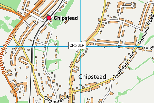 CR5 3LP map - OS VectorMap District (Ordnance Survey)