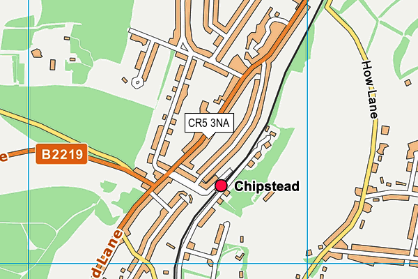 CR5 3NA map - OS VectorMap District (Ordnance Survey)