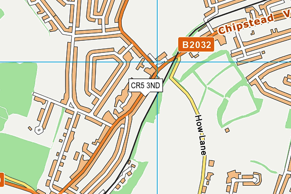 CR5 3ND map - OS VectorMap District (Ordnance Survey)