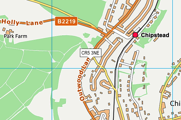 CR5 3NE map - OS VectorMap District (Ordnance Survey)