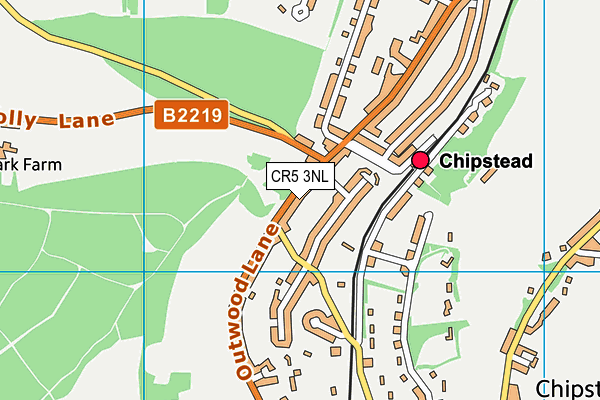 CR5 3NL map - OS VectorMap District (Ordnance Survey)