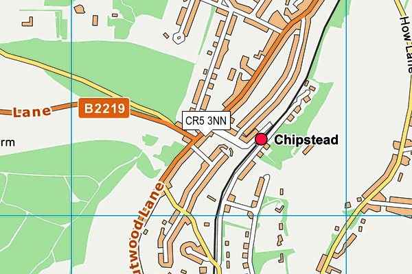 CR5 3NN map - OS VectorMap District (Ordnance Survey)