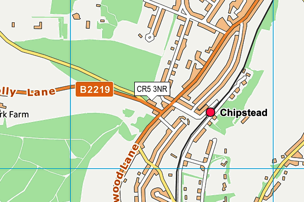 CR5 3NR map - OS VectorMap District (Ordnance Survey)