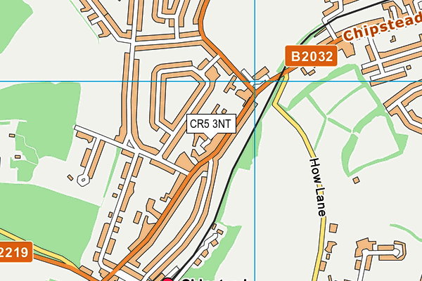 CR5 3NT map - OS VectorMap District (Ordnance Survey)