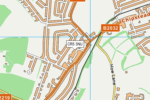 CR5 3NU map - OS VectorMap District (Ordnance Survey)