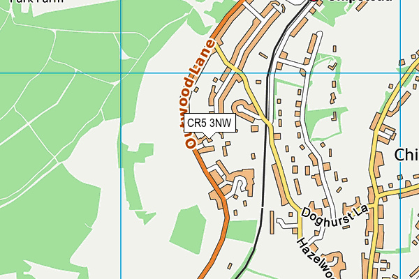 CR5 3NW map - OS VectorMap District (Ordnance Survey)