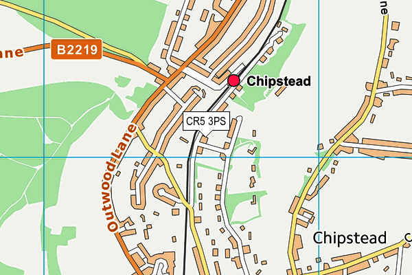 CR5 3PS map - OS VectorMap District (Ordnance Survey)