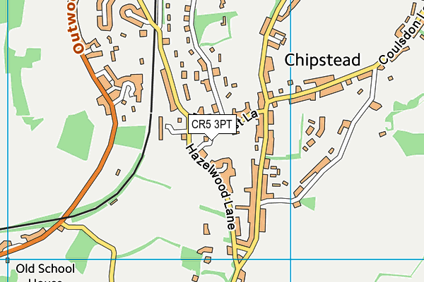 CR5 3PT map - OS VectorMap District (Ordnance Survey)