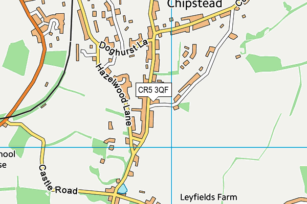 CR5 3QF map - OS VectorMap District (Ordnance Survey)