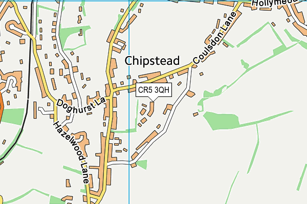 CR5 3QH map - OS VectorMap District (Ordnance Survey)