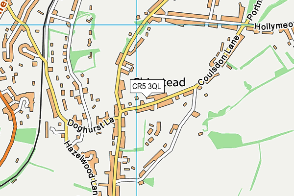 CR5 3QL map - OS VectorMap District (Ordnance Survey)