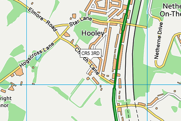 CR5 3RD map - OS VectorMap District (Ordnance Survey)