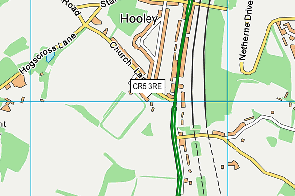 CR5 3RE map - OS VectorMap District (Ordnance Survey)