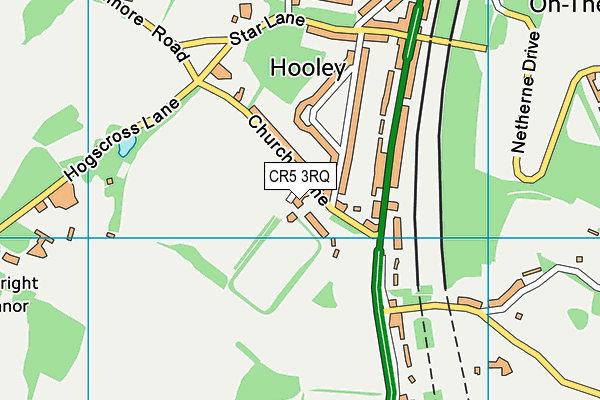 CR5 3RQ map - OS VectorMap District (Ordnance Survey)